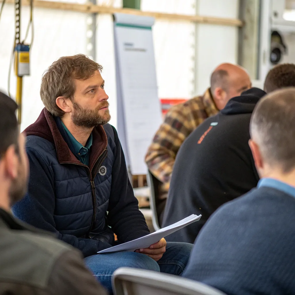 Lucas attending a Selvaroneth workshop